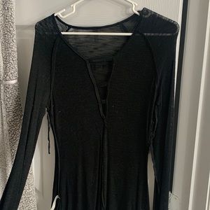 Free people long sleeve v neck